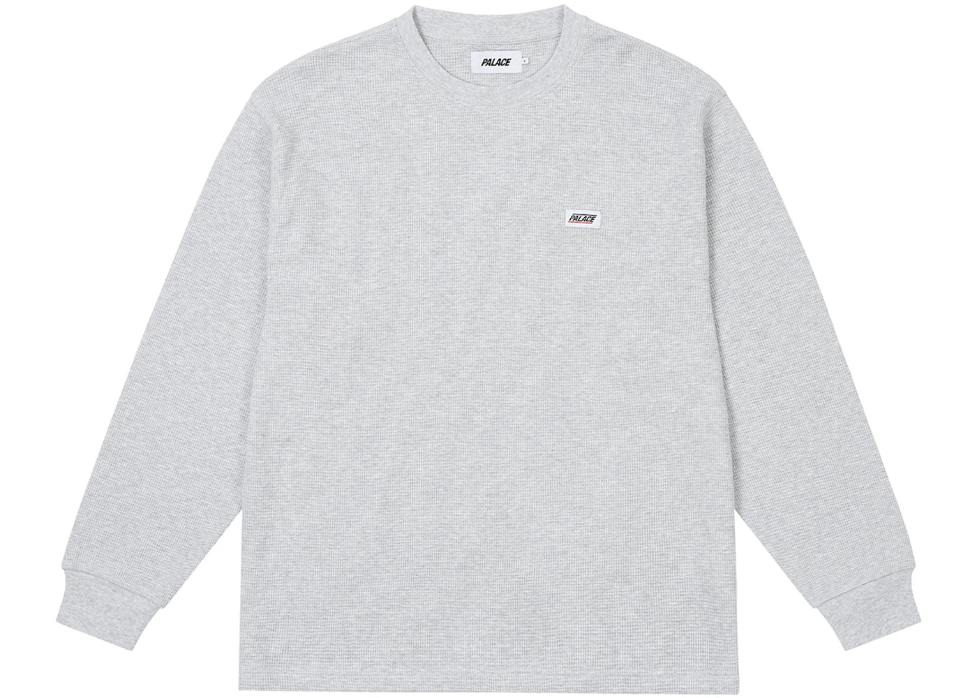 Palace Basically A Thermal Longsleeve Grey Marl