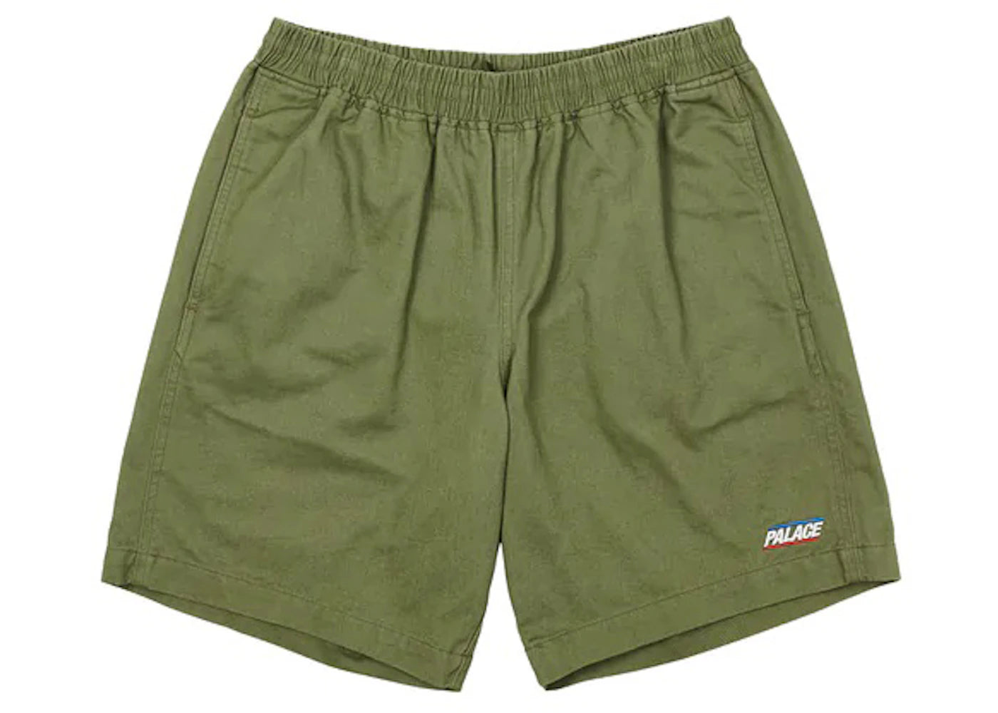 Palace Basically A Washed Cotton Short Olive