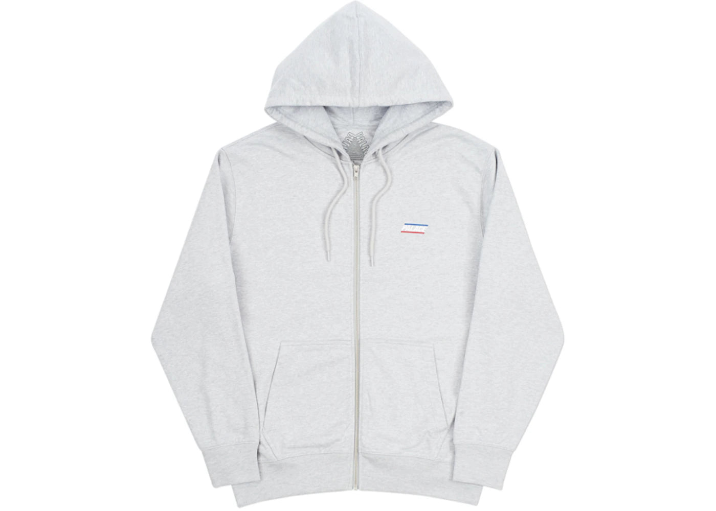 Palace Basically a Zip Hood Grey Marl