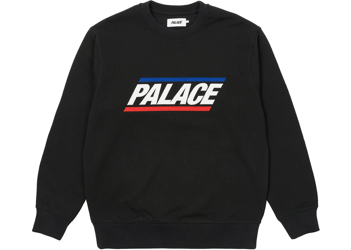 Palace Basics Logo Crew Black