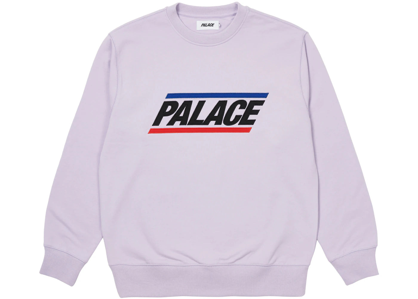 Palace Basics Logo Crew Lilac