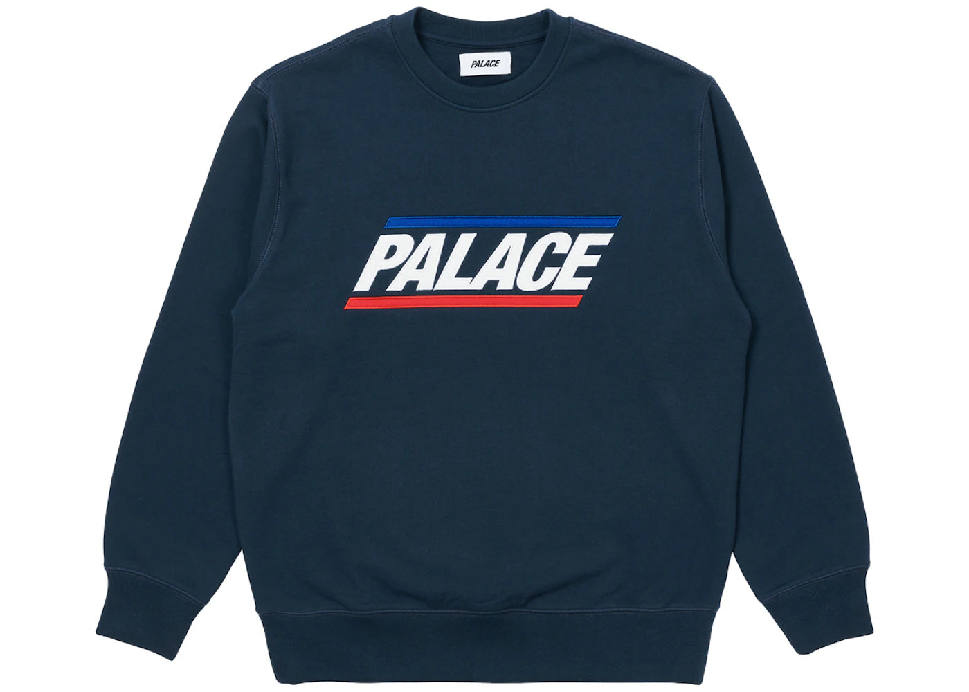 Palace Basics Logo Crew Navy