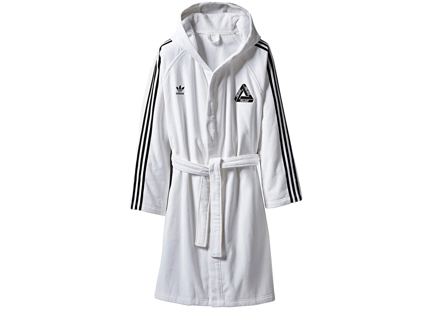 Palace Bathrobe Bathrobe White/Black