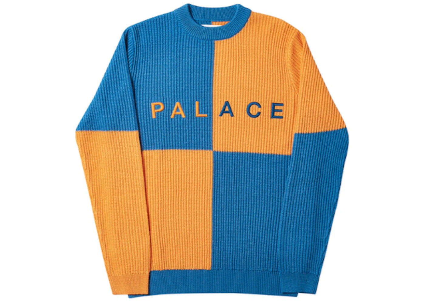Palace Batton-Berg Knit Orange/Blue