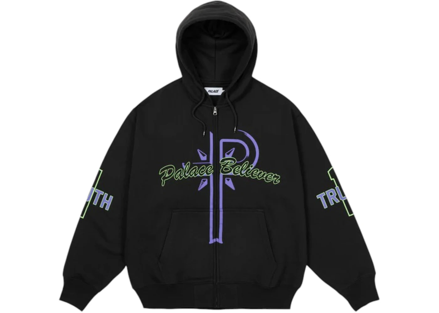 Palace Believer Zip Hood Black