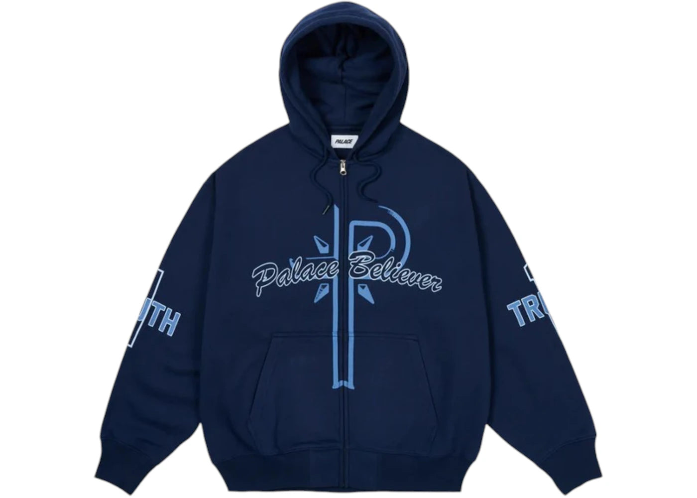 Palace Believer Zip Hood Navy