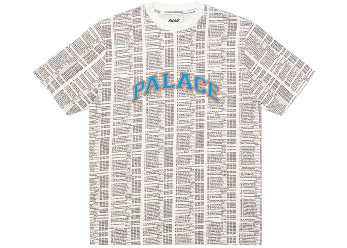 Palace Bell Man Allover T-shirt White