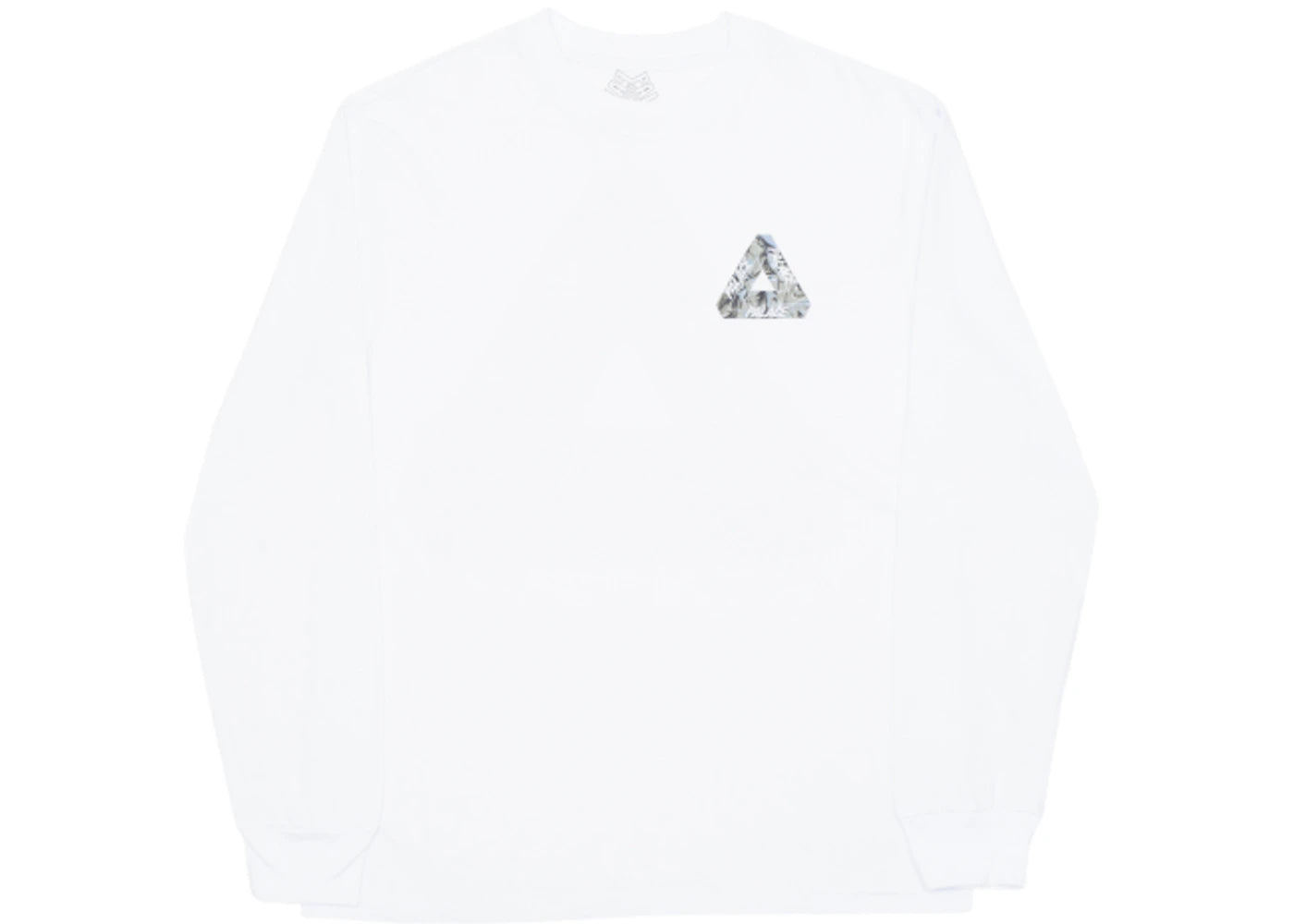 Palace Bends Tri-Ferg L/S T-shirt White