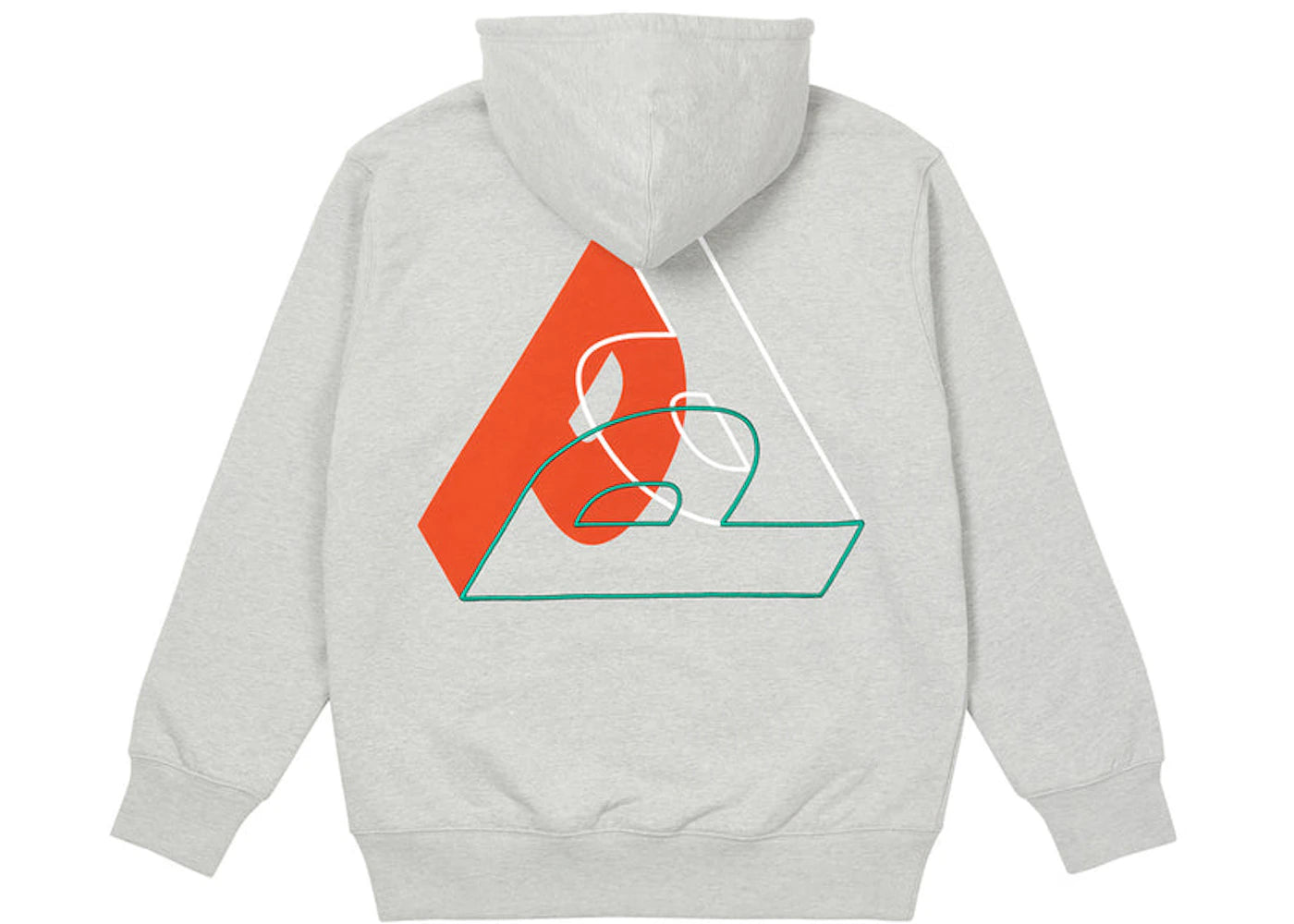 Palace Big P Hood Grey Marl