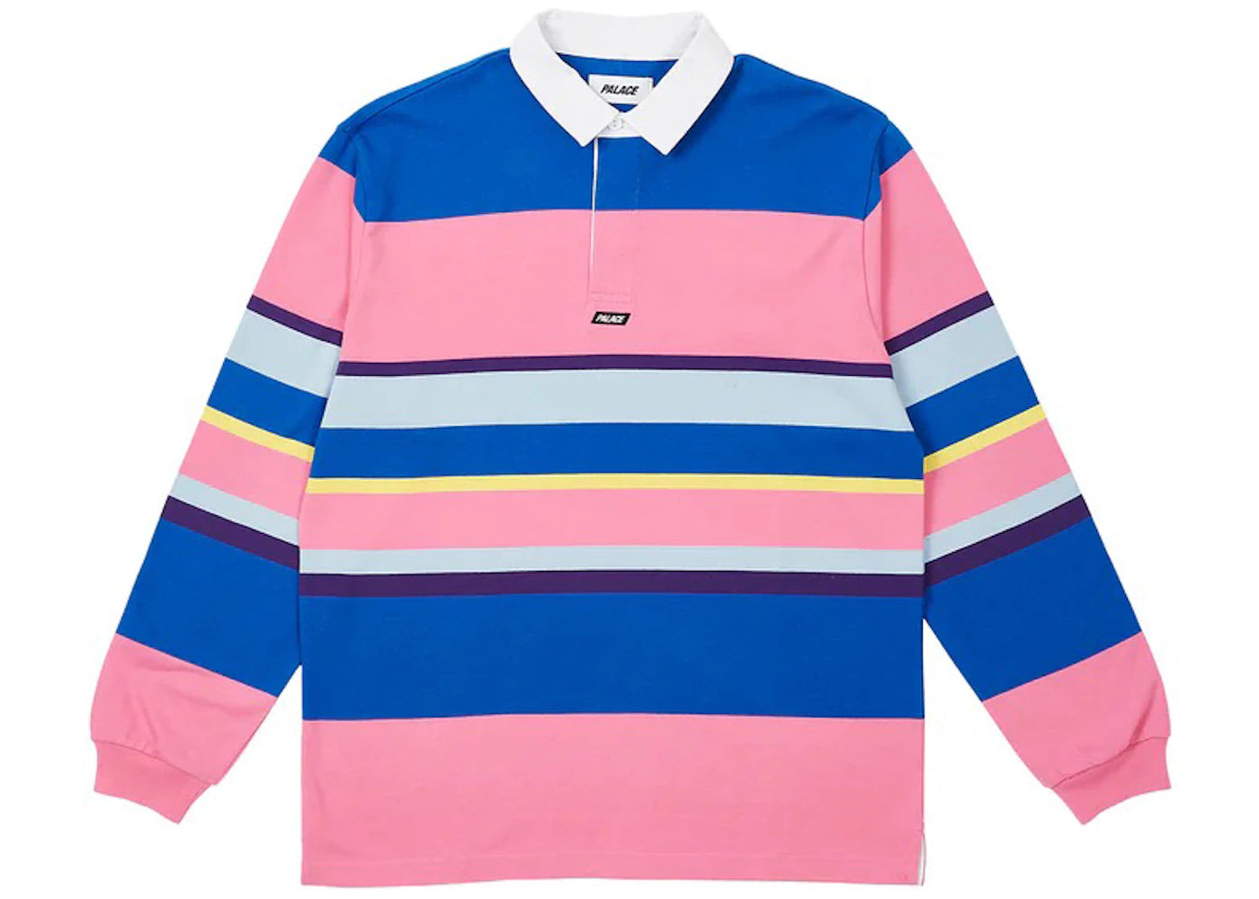 Palace Big Stripe Rugby Top Pink