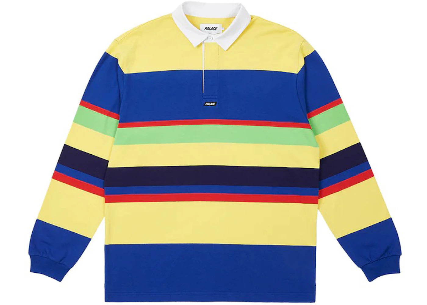 Palace Big Stripe Rugby Top Yellow