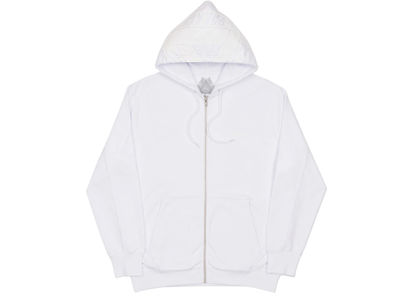 Palace Big Tri-Ferg Zip Hood White