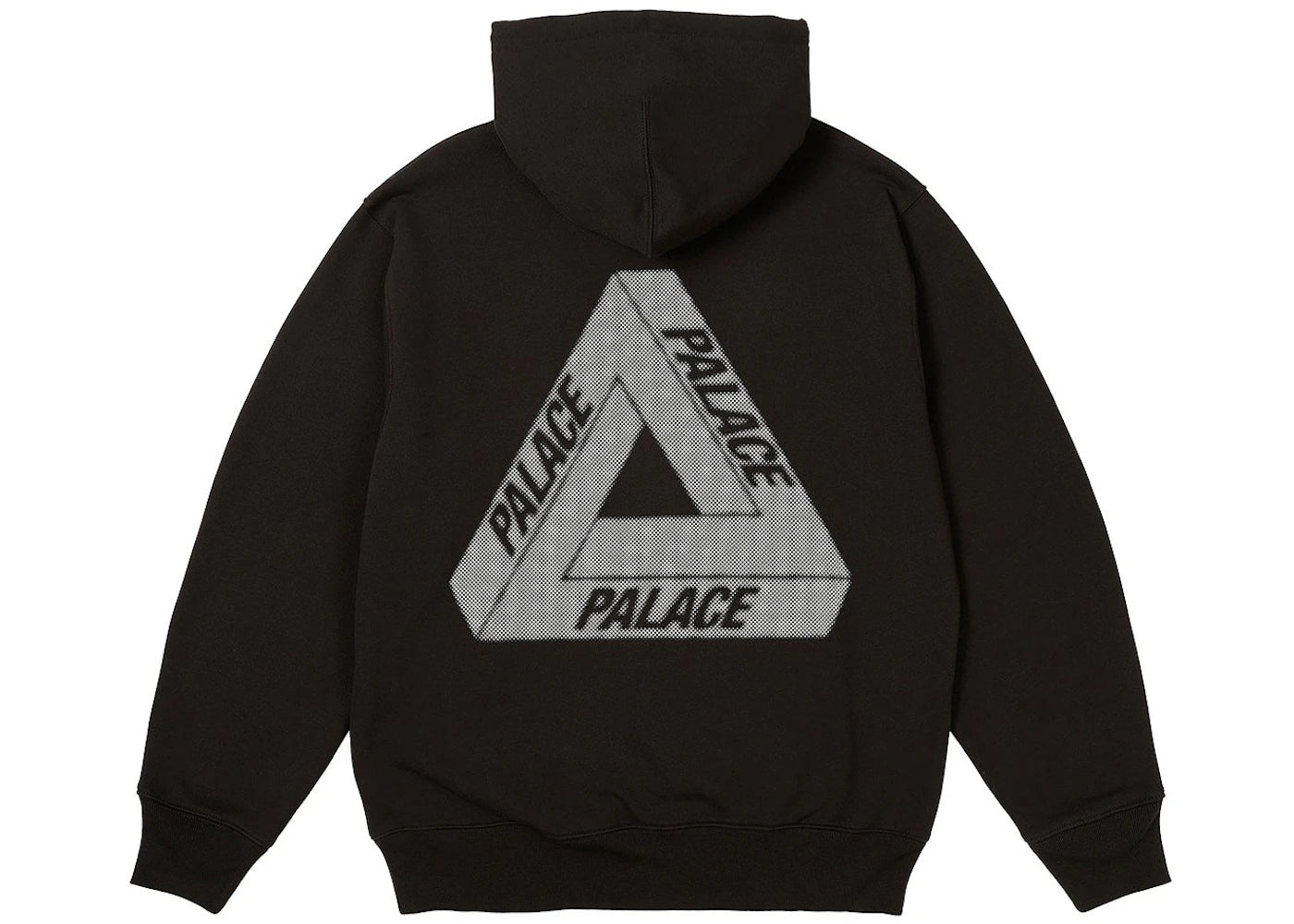 Palace Bit Grippy Tri-Ferg Hood Black