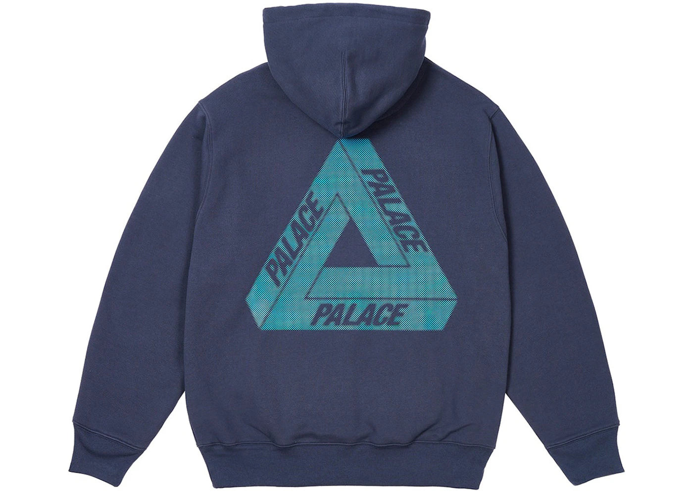 Palace Bit Grippy Tri-Ferg Hood Navy