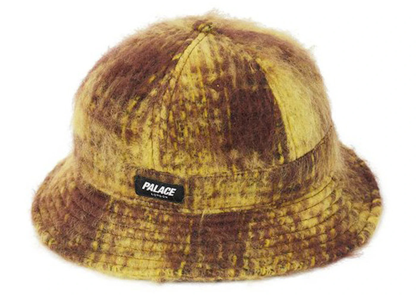 Palace Bless Up Wool Bucket Hat Brown/Yellow