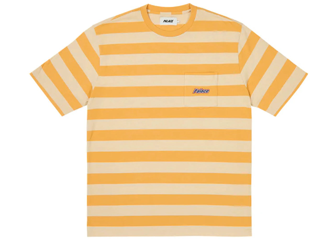 Palace Block Stripe T-Shirt Amber Nectar