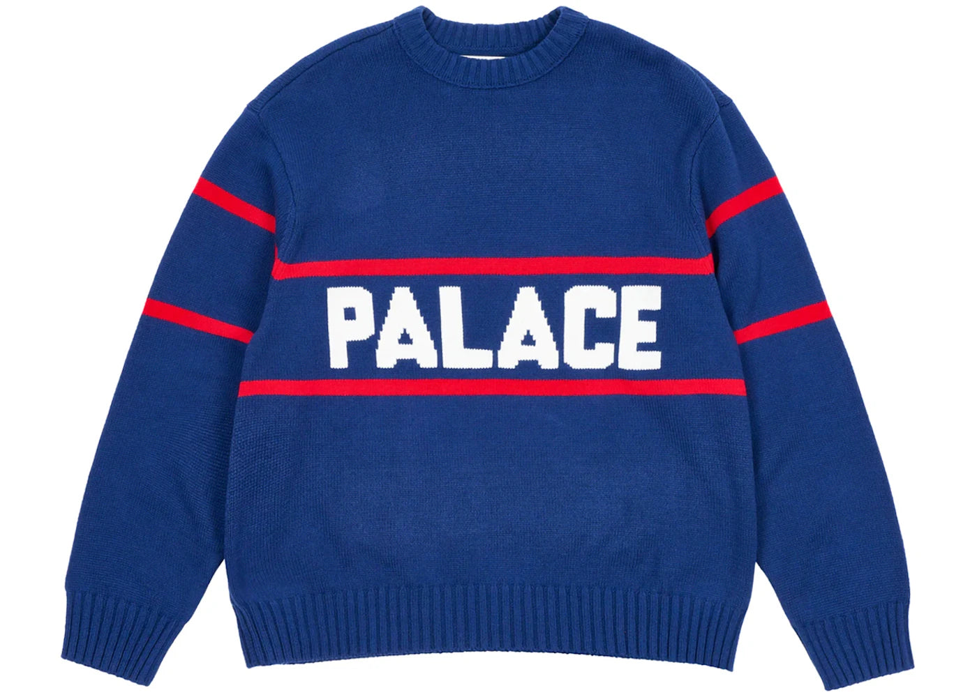 Palace Blocky Knit Blue