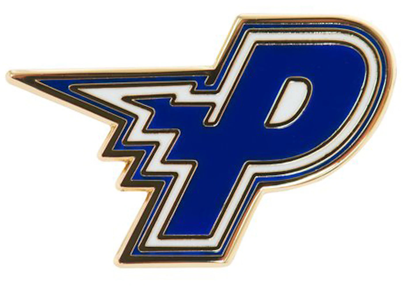 Palace Bolt Pin Badge Blue