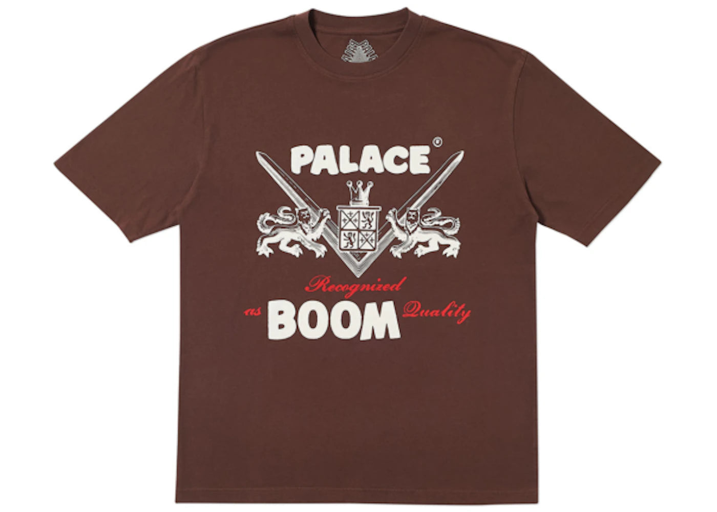 Palace Boom Quality T-shirt Brown