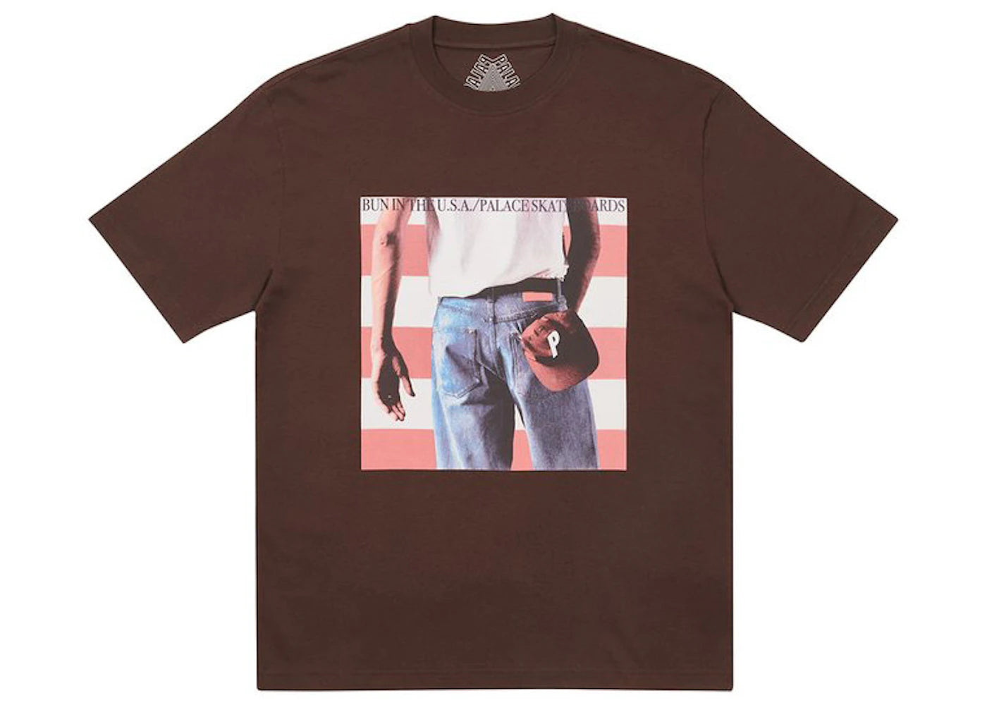 Palace Born To Bun T-shirt Brown