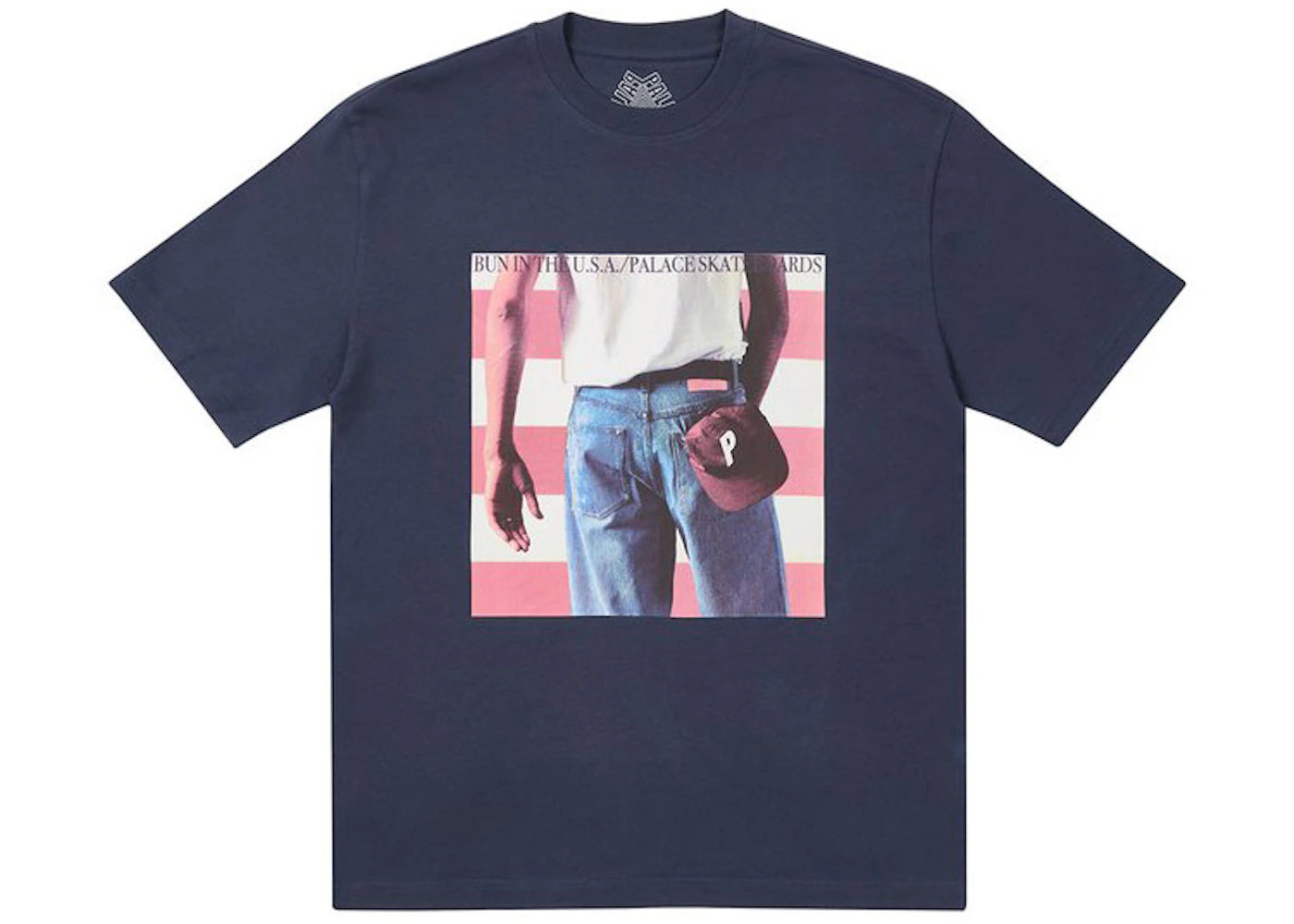 Palace Born To Bun T-shirt Navy