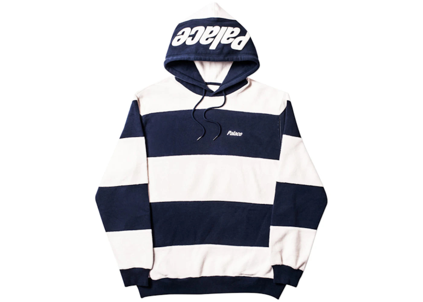 Palace Brusher Hood White/Navy