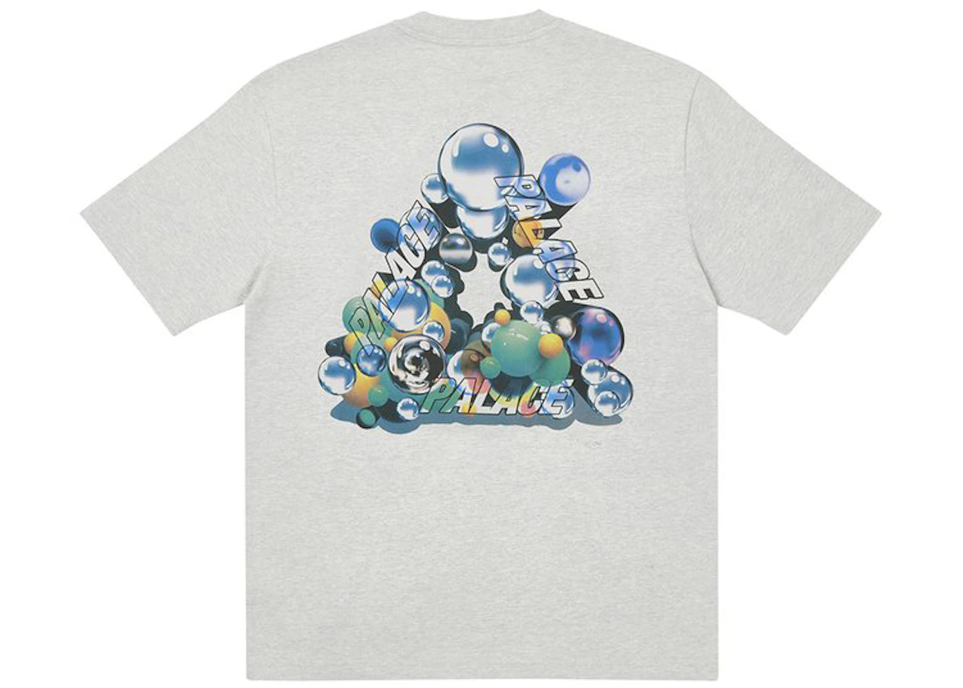 Palace Bubbling T-shirt Grey Marl