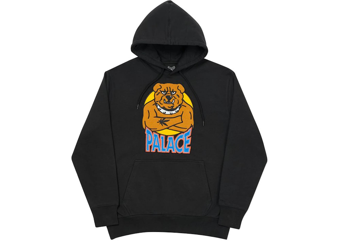 Palace Bulldog Hood Black