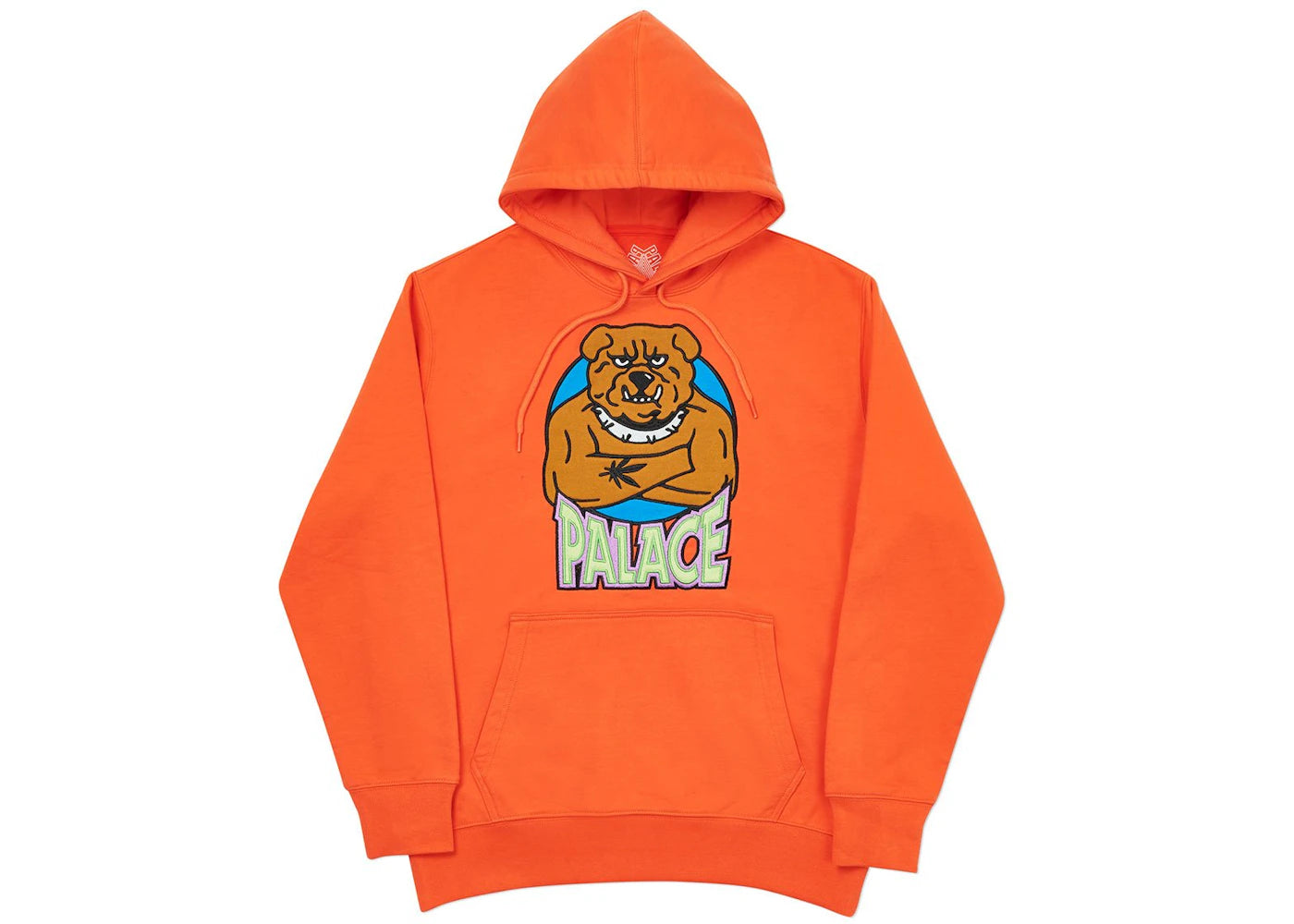 Palace Bulldog Hood Dark Orange