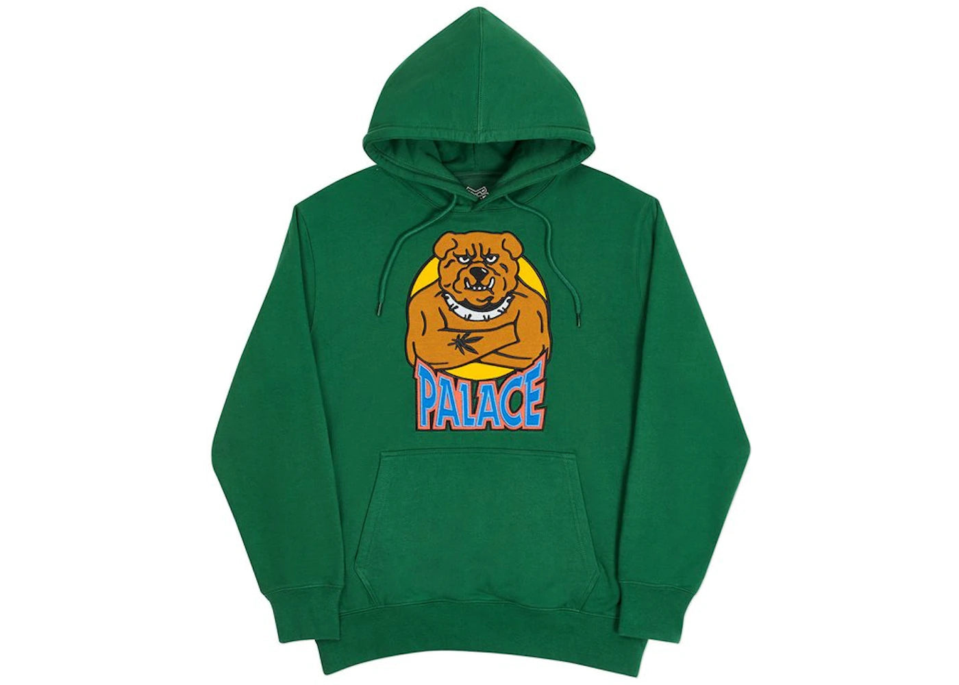 Palace Bulldog Hood Green