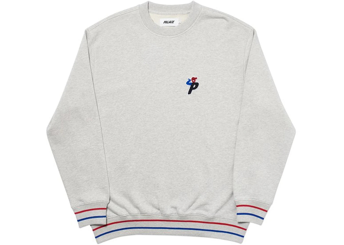 Palace Bunning Man Crew Grey Marl