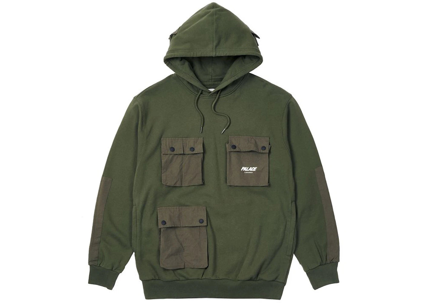 Palace C-Pocket Hood Green