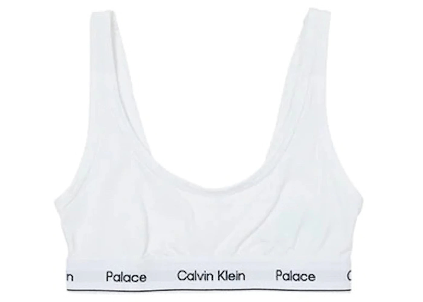 Palace CK1 Unlined Bralette Classic White