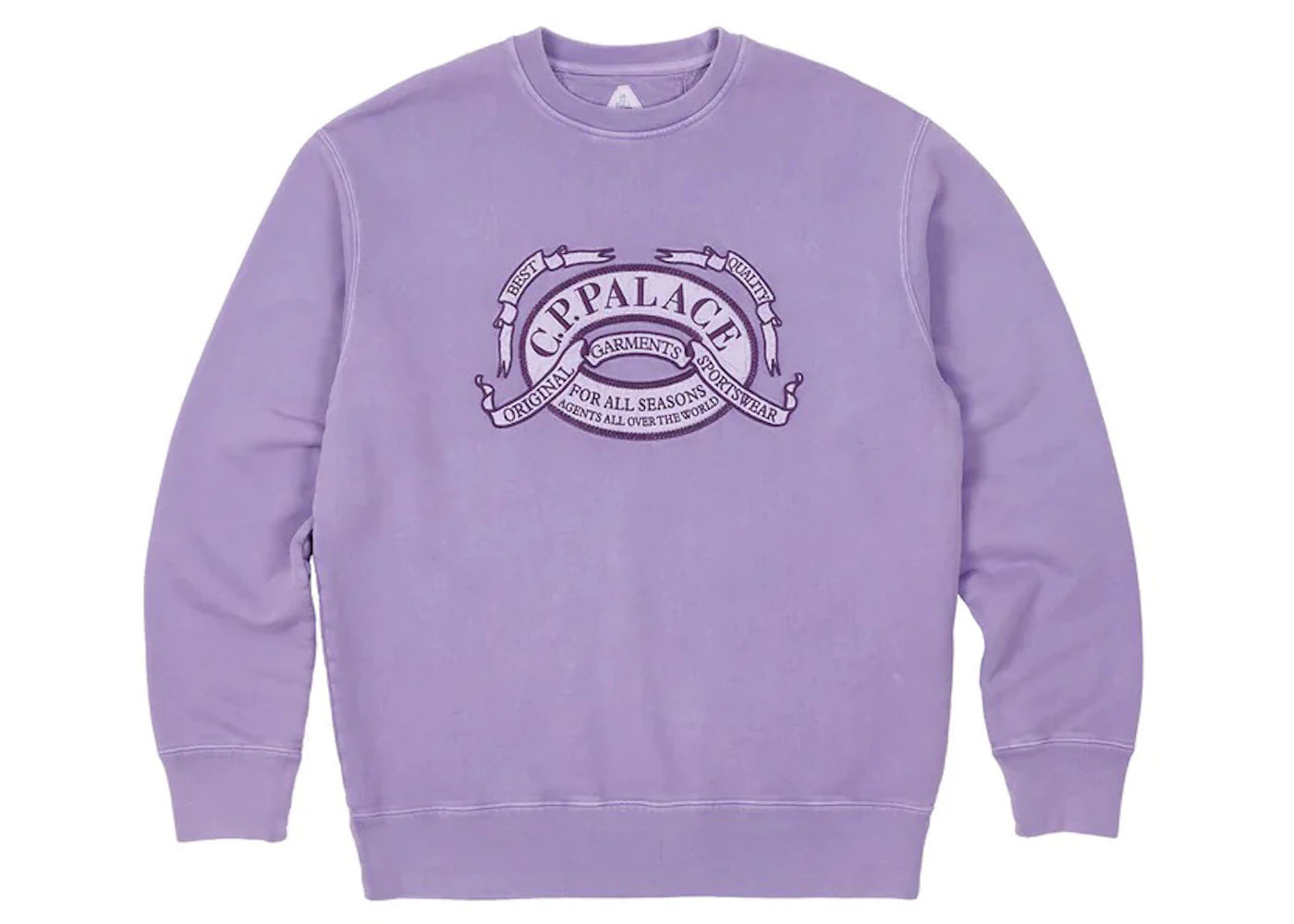 Palace C.P. Company Classic Over Dyed Crew Purple