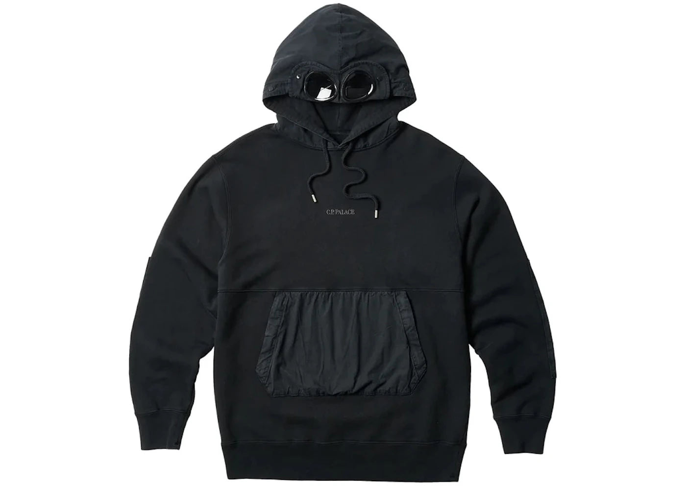 Palace C.P. Company Goggle Hoodie Black