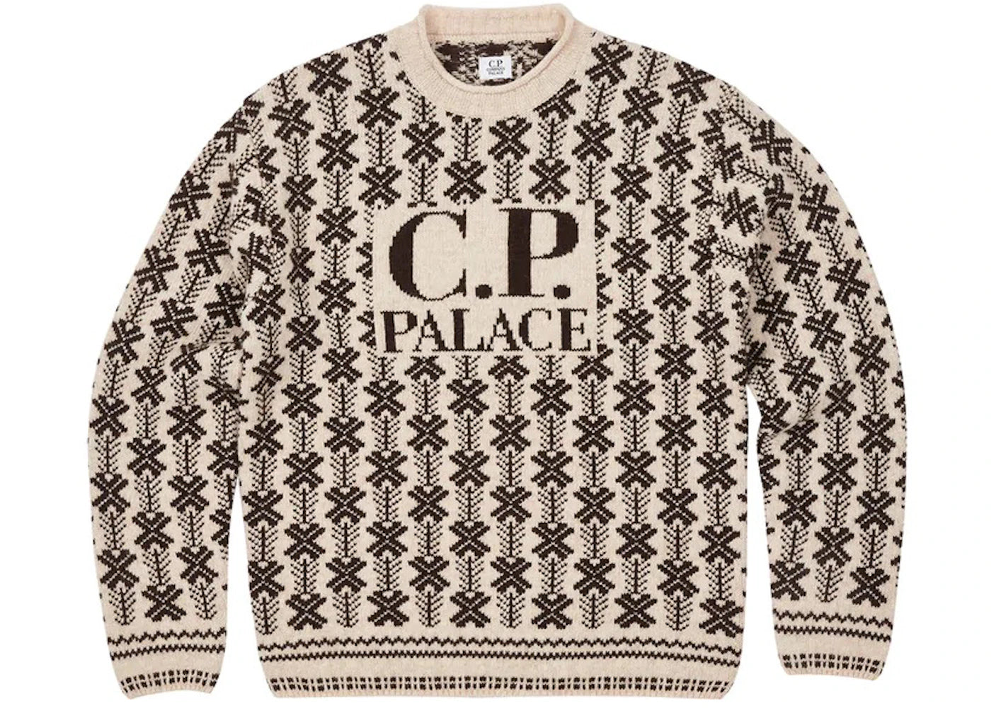 Palace C.P. Company Lambswool Knit Stone