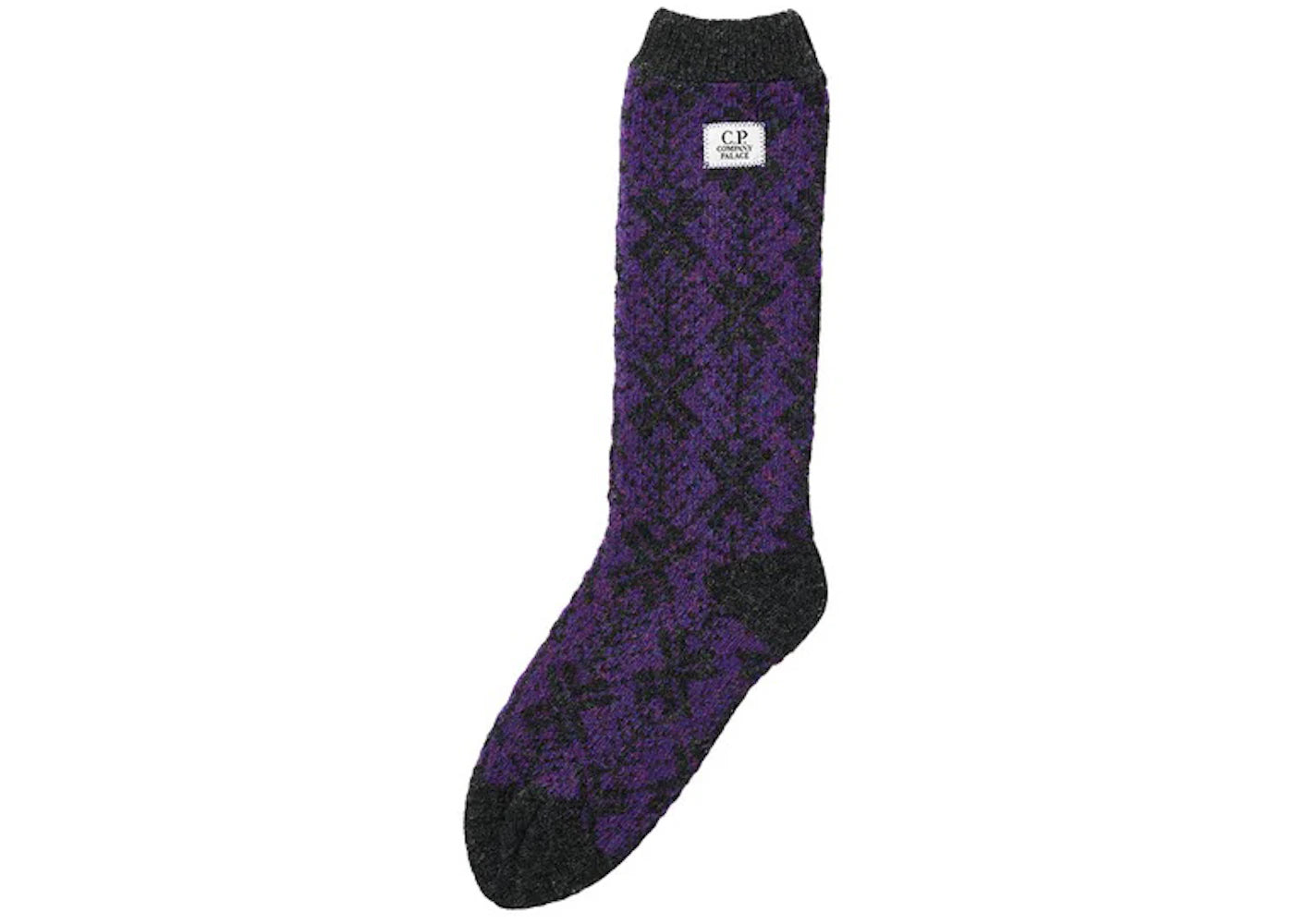 Palace C.P. Company Lambswool Sock Purple