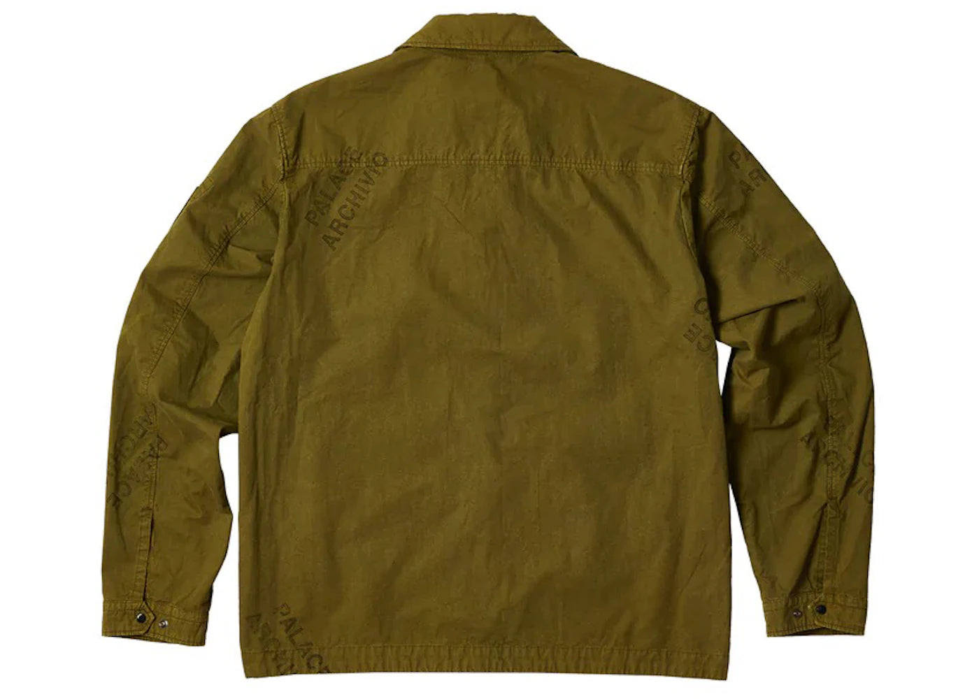 Palace C.P. Company Washed Cotton Shirt Jacket Olive
