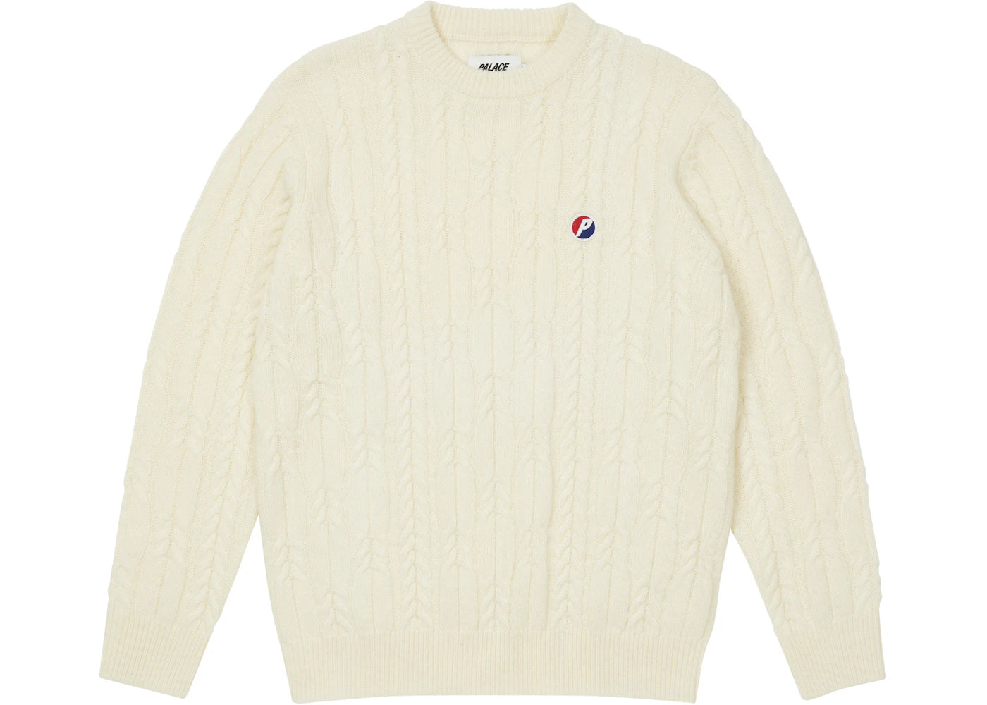 Palace Cable Knit Cream