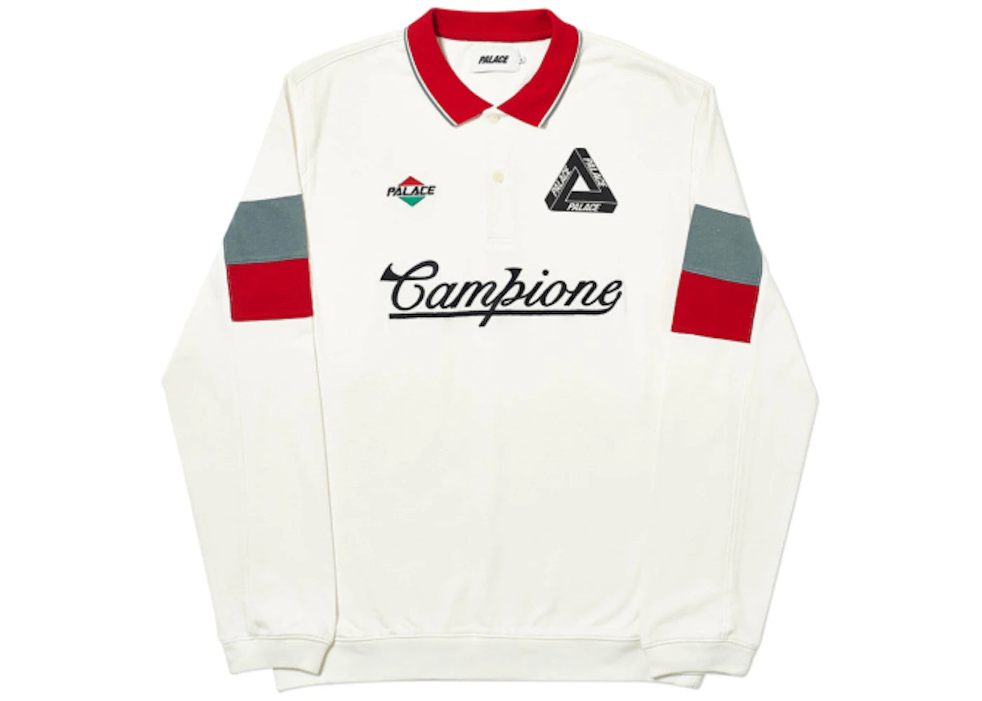 Palace Campione Crew White