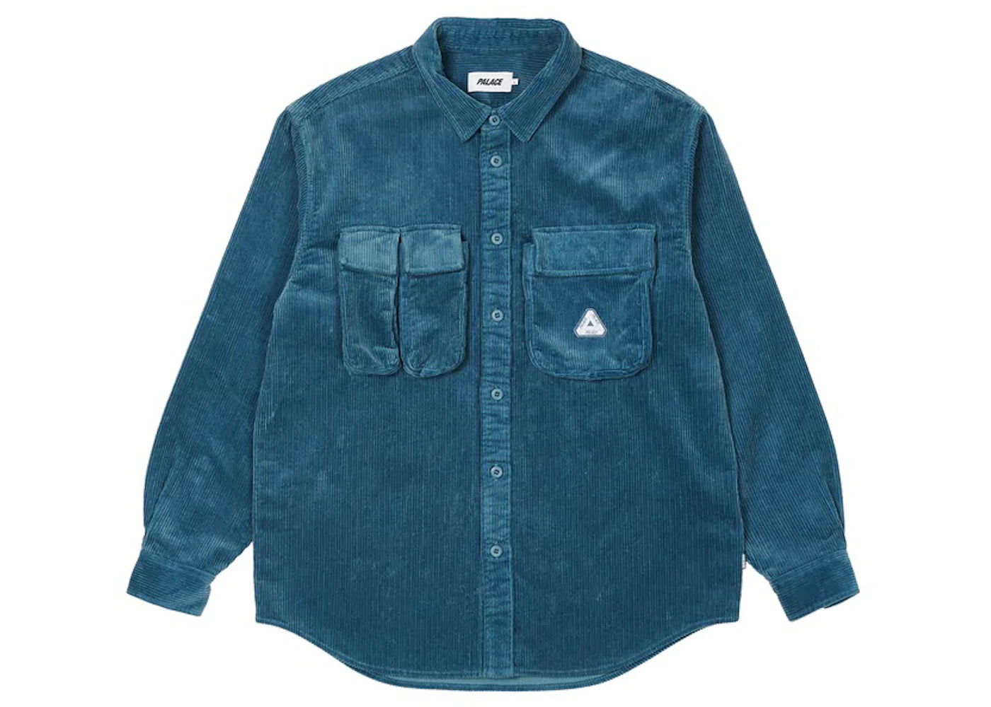 Palace Cargo Cord Shirt Blue