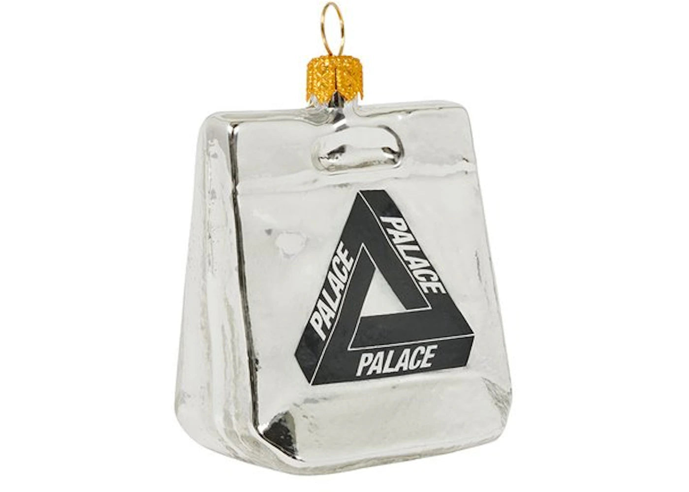 Palace Carrier Bag Bauble Silver