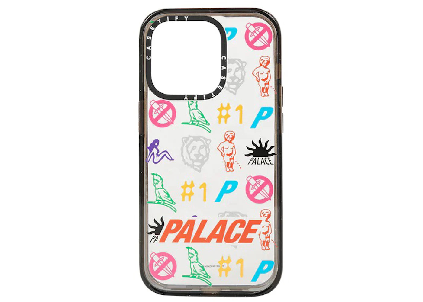 Palace Casetify Impact Phone Case Clear/Black