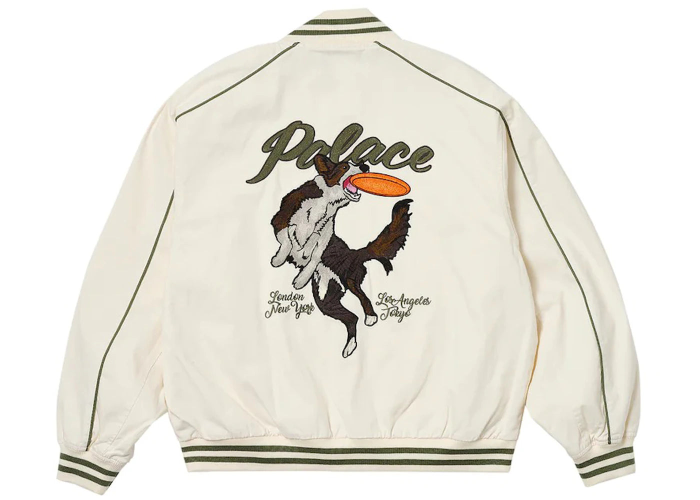 Palace Catch It Bomber Jacket Cement