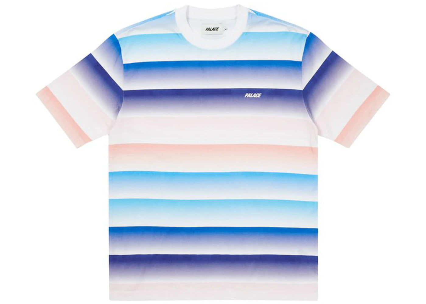 Palace Catch The Fade T-shirt Blue/Peach