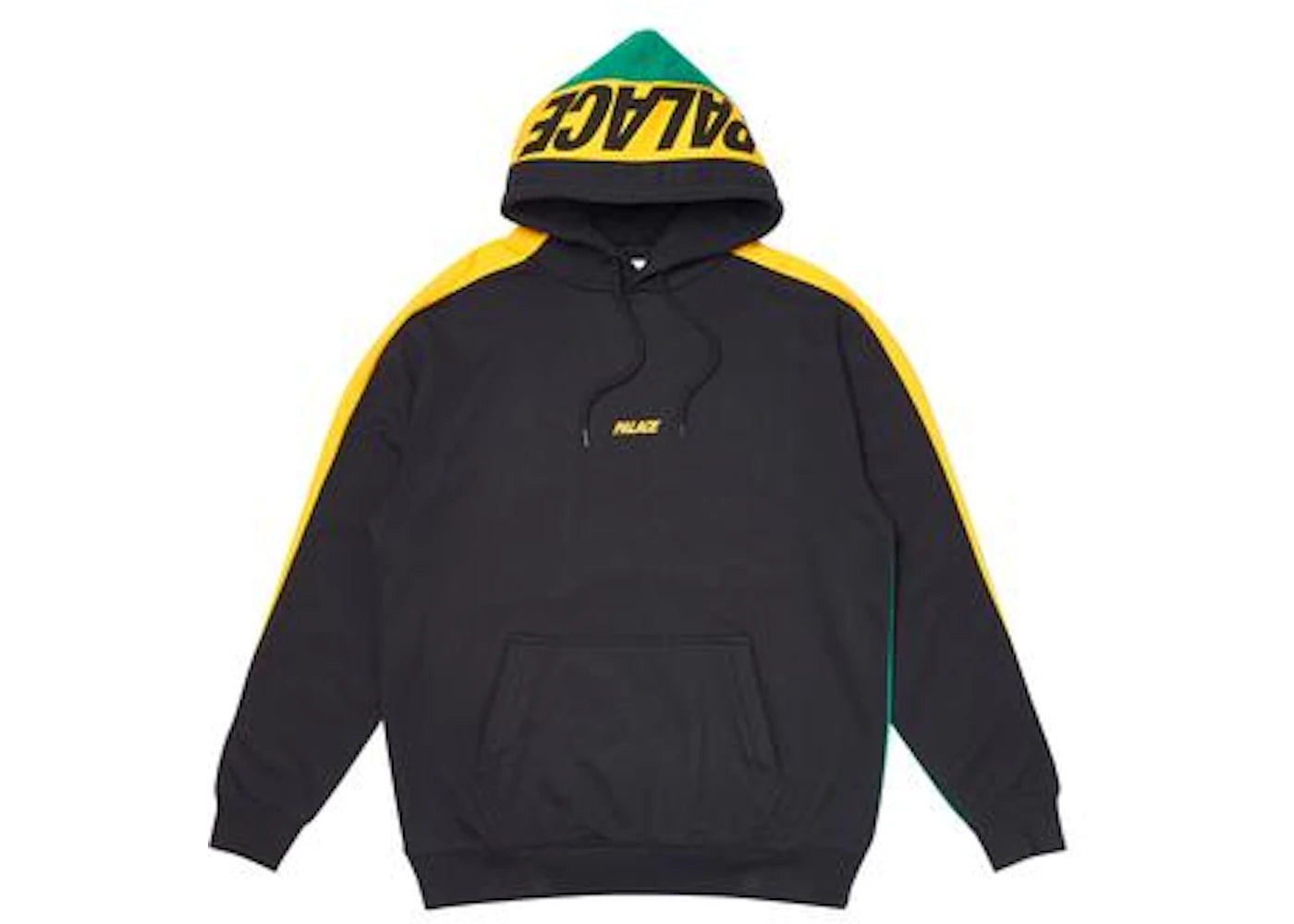 Palace Catch Up Hoodie Yellow/Green