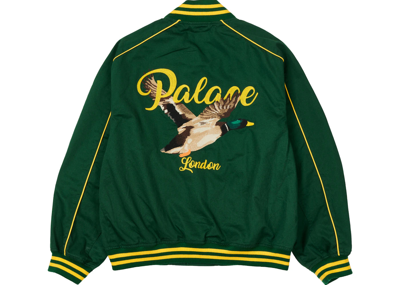 Palace Chain Stitch Bomber Jacket Green