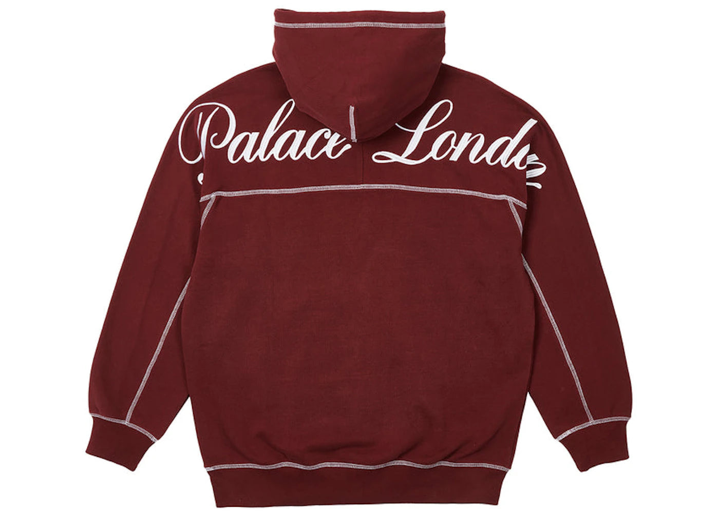 Palace Chain Stitch Hood Cherry