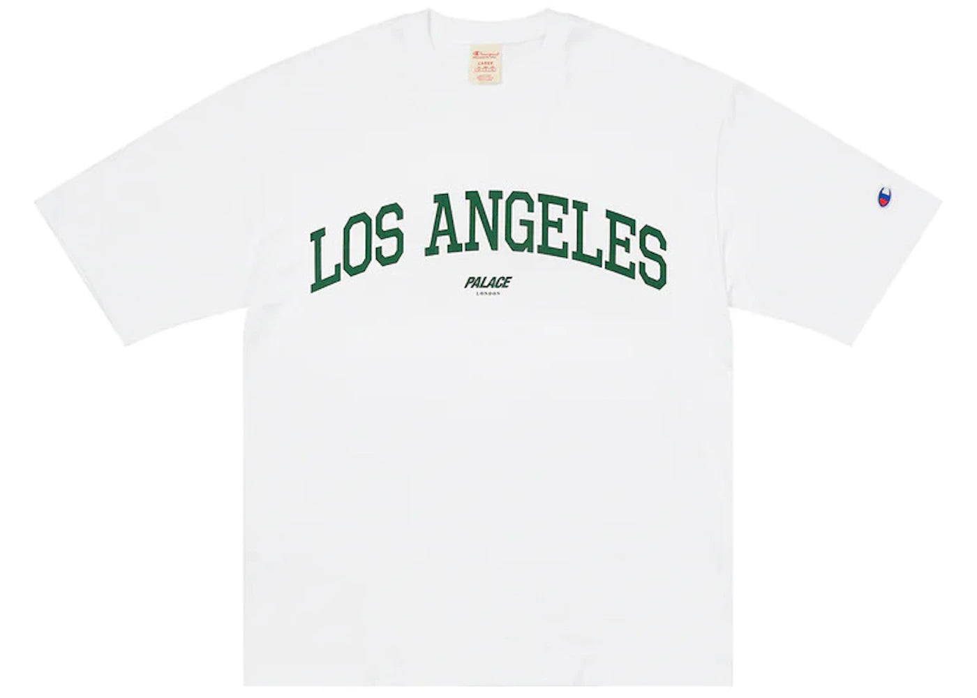 Palace Champion Los Angeles Shop T-shirt White