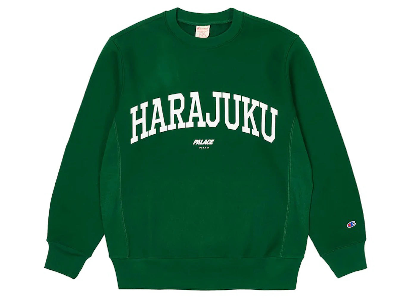 Palace Champion Shop Harajuku Crew Green